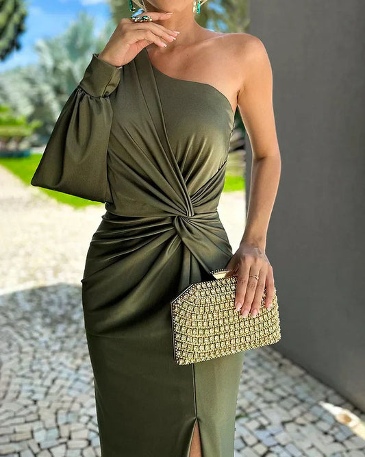 Ursula | Women's One-Shoulder Wedding Guest Dress