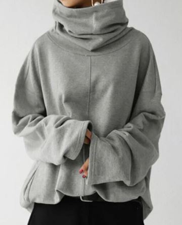Gemma | Women's Relaxed fit Hoodie with Turtleneck