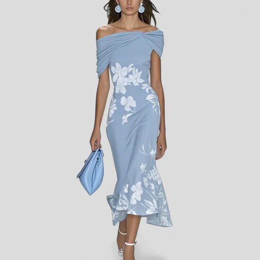 Ivy | Women's Elegant Floral Midi Dress
