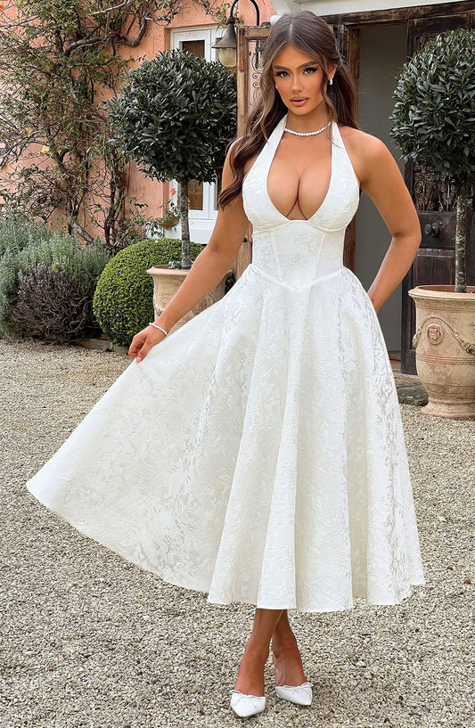 Emily | Women's Halterneck Wedding Guest Dress