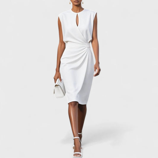 Lucy | Women's Keyhole Neck Formal Dress