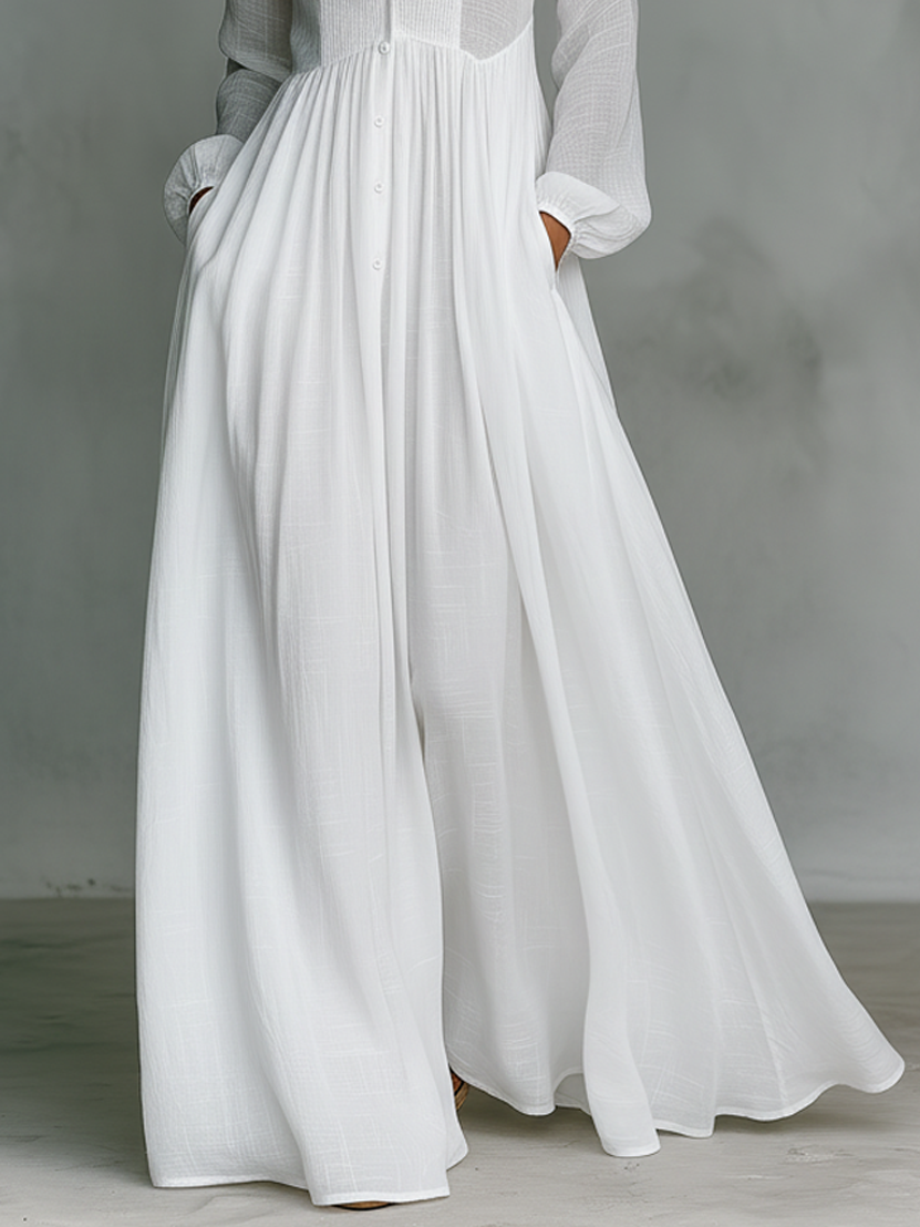 Rosalyn | Women’s Summer Linen Maxi Dress