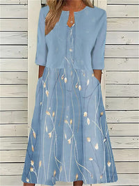 Cara | Women's Fall Two-Piece Midi Dress