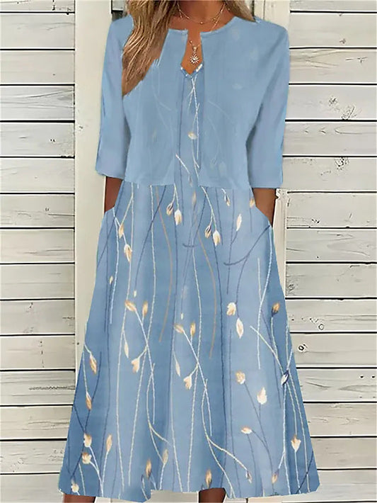 Kiana | Women’s Summer Two-Piece Midi Dress