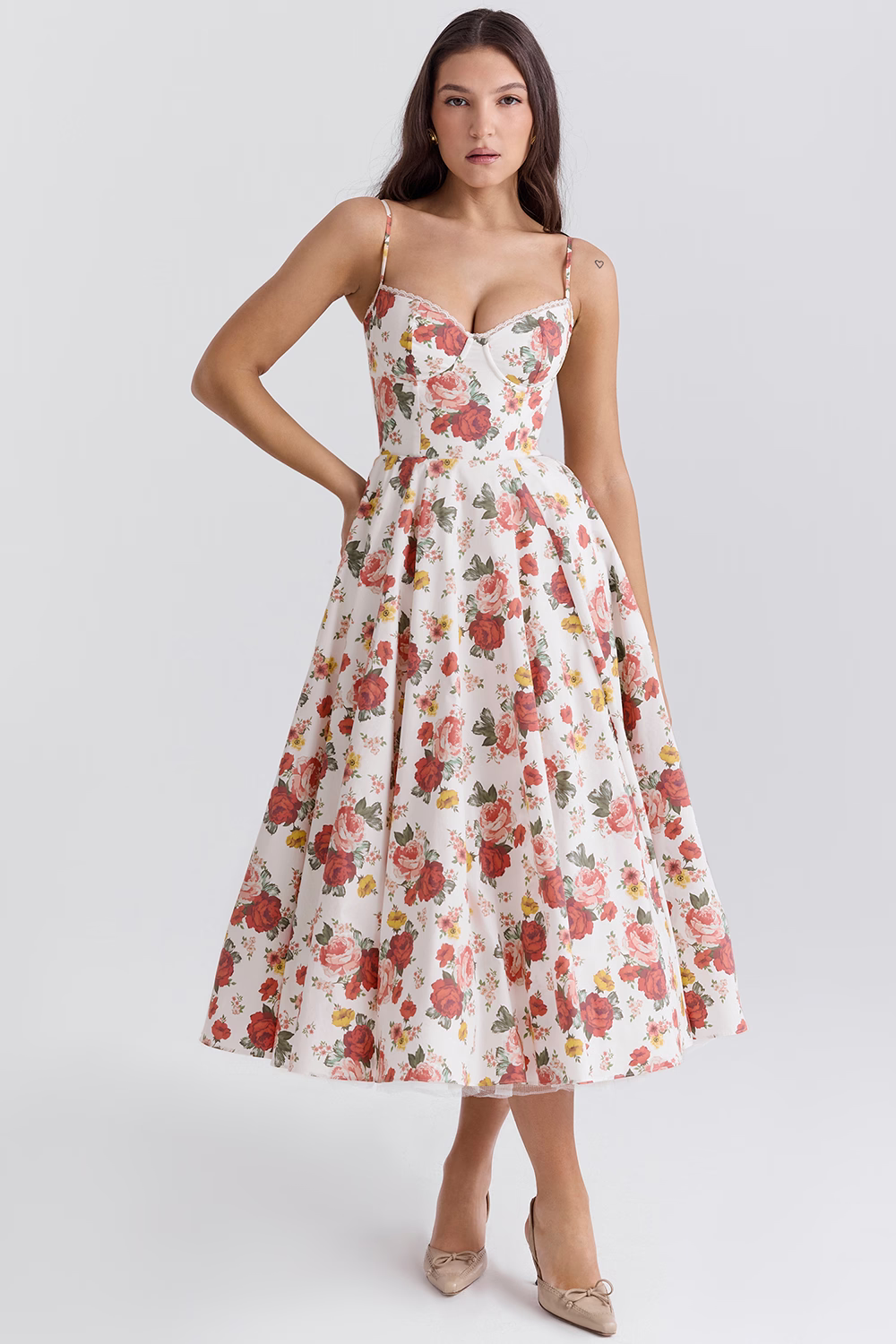 Freya | Women’s Wedding Guest Midi Dress