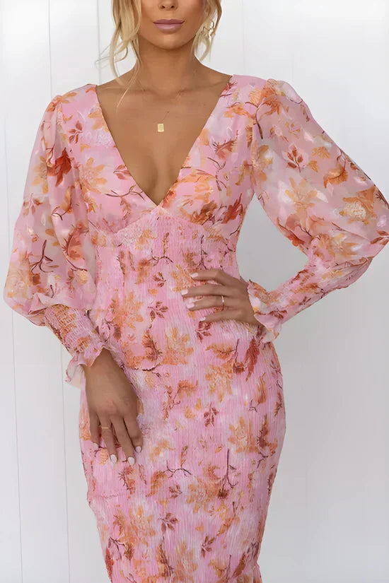 Blakely | Women’s Puff Sleeves Wedding Guest Dress