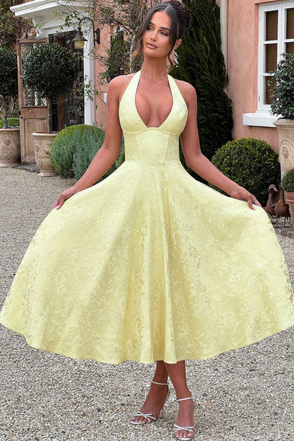 Ingrid | Women's Elegant A-Line Wedding Guest Dress