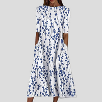 Ada | Women's Fall Floral Midi Dress