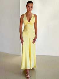 Lucy | Women's Open Back Wedding Guest Dress