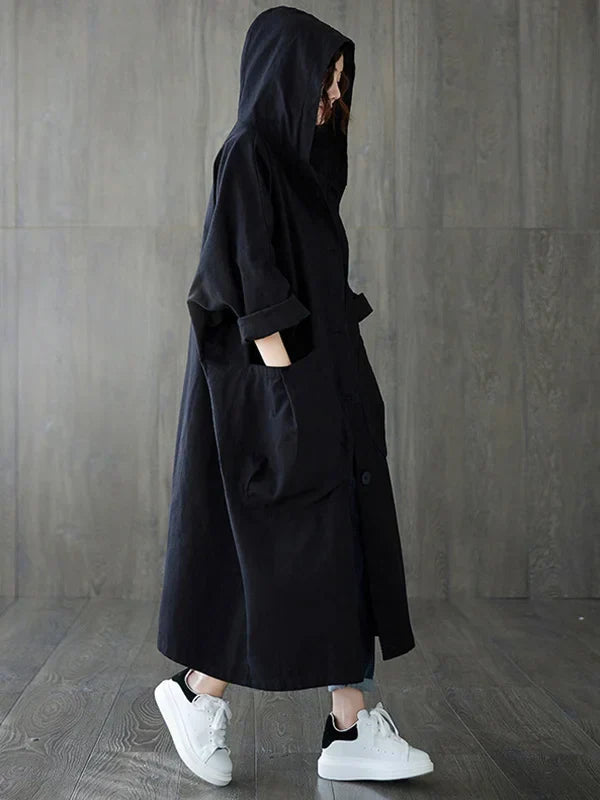 Delphine | Women’s Classic Trenchcoat with Front Pockets