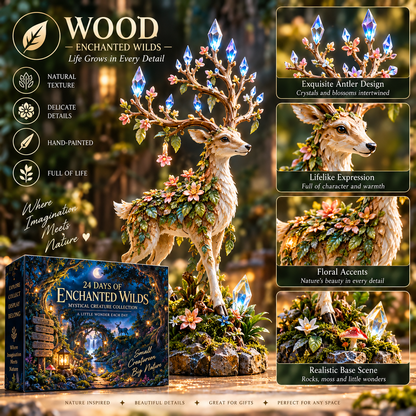 24-Day Christmas Advent Calendar Mystical Creature Collection