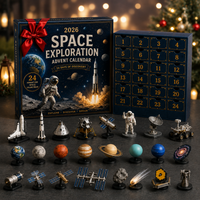 24-Day Christmas Advent Calendar Space Exploration Collectibles Set