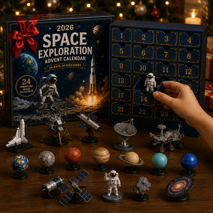 24-Day Christmas Advent Calendar Space Exploration Collectibles Set