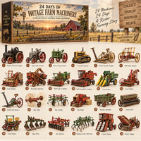 24-Day Christmas Advent Calendar Vintage Farm Machinery Collection