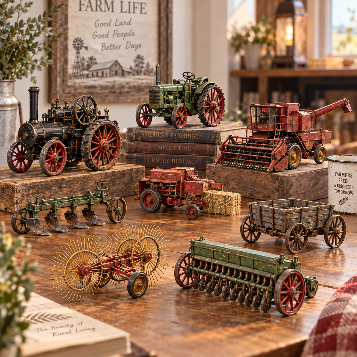 24-Day Christmas Advent Calendar Vintage Farm Machinery Collection