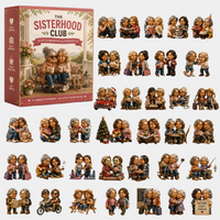 24-Day Christmas Advent Calendar with 24 Collectible Figurines