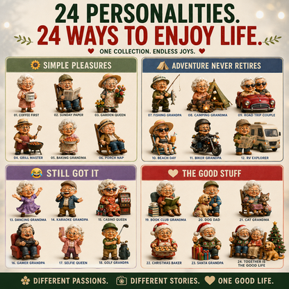 24-Day Christmas Advent Calendar with 24 Collectible Figurines
