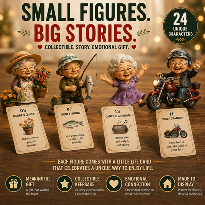 24-Day Christmas Advent Calendar with 24 Collectible Figurines