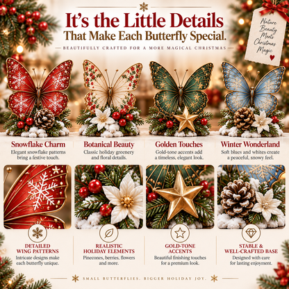 24-Day Christmas Advent Calendar with Butterfly Surprises