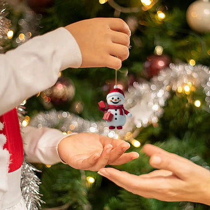 24-Day Kids Christmas Advent Calendar with Festive Snowman Ornaments