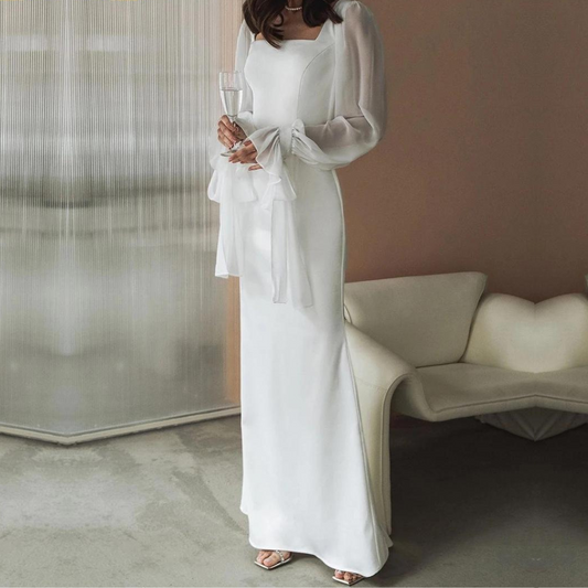 Lily | Women's Elegant Maxi Wedding Guest Dress
