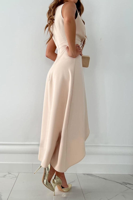 Laura | Women's Asymmetrical Wedding Guest Maxi Dress