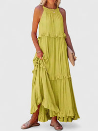 Gemma | Women's Elegant Draped Maxi Dress