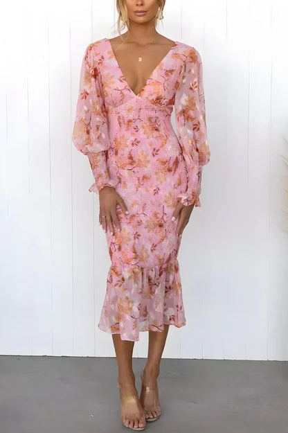 Oaklyn | Women’s Puff Sleeve Wedding Guest Dress