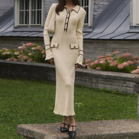 Jade | Women's Casual Long Sleeve Blouse Midi Dress