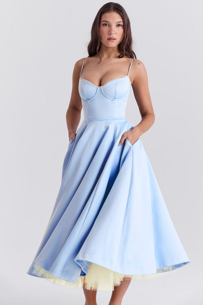 Freya | Women’s Wedding Guest Midi Dress