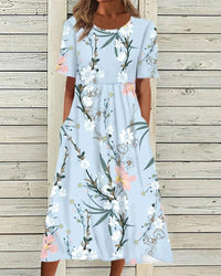 Molly | Women's Fall Printed Floral Dress
