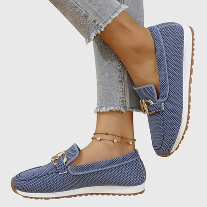 Caitlin | Women's Orthopedic Buckle Loafer Shoes