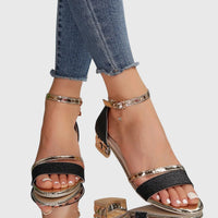 Quinn | Women's Strappy Low Heeled Sandals
