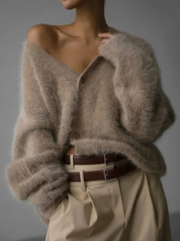 Willa | Women's V-Neck Oversized Cardigan