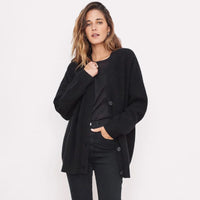 Paige | Women's V-Neck Ribbed Knit Cardigan