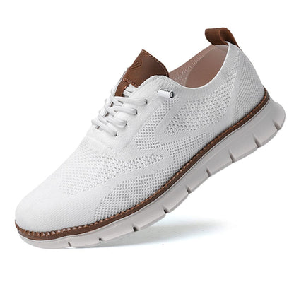 Cedric | Men Lace-Up Knit Sneakers with Orthopedic Sole