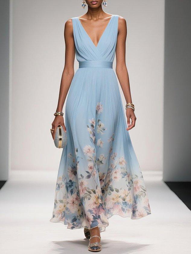 Celia | Women Floral Print Wedding Guest Dress
