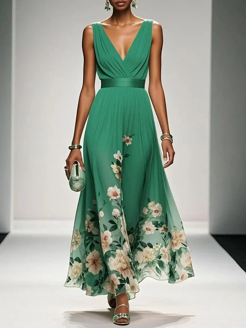 Celia | Women Floral Print Wedding Guest Dress