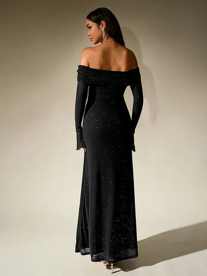 Rayna | Women’s Off-Shoulder Evening Dress