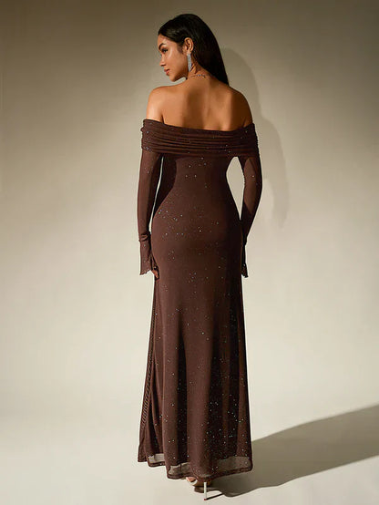 Rayna | Women’s Off-Shoulder Evening Dress