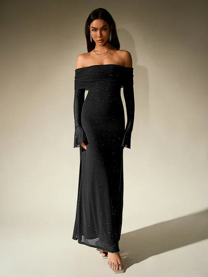 Rayna | Women’s Off-Shoulder Evening Dress