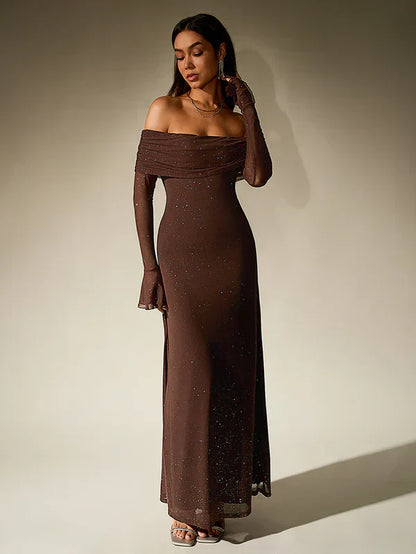 Rayna | Women’s Off-Shoulder Evening Dress