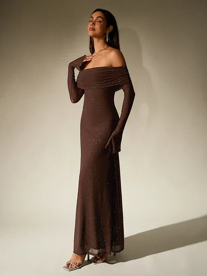 Rayna | Women’s Off-Shoulder Evening Dress