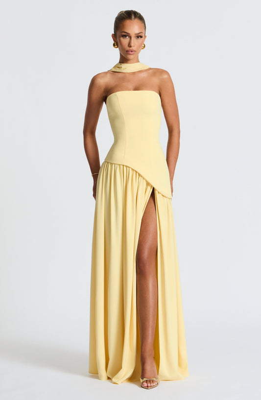 Emily | Women's Strapless Maxi Wedding Guest Dress