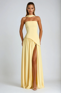 Emily | Women's Strapless Maxi Wedding Guest Dress