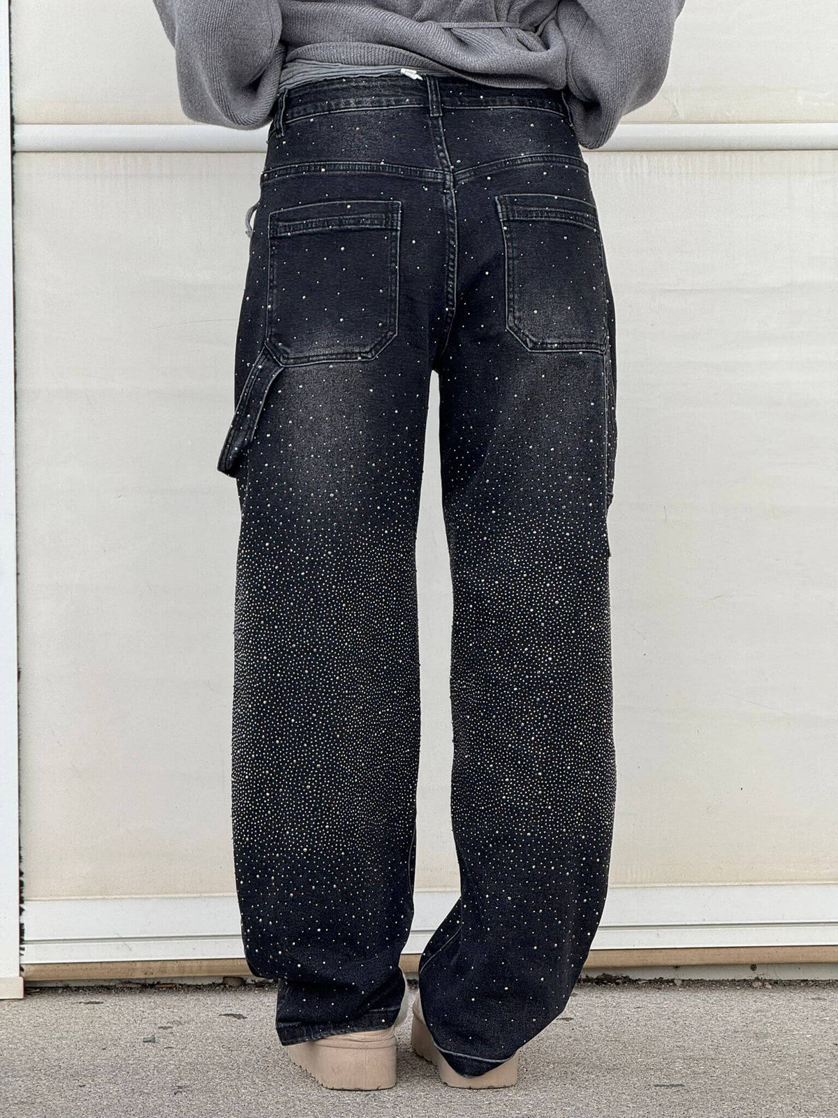 Daisy | Women's Sparkly Wide Leg Jeans