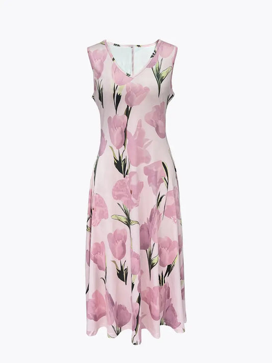 Sadie | Women's Sophisticated Floral Maxi Dress With Cardigan