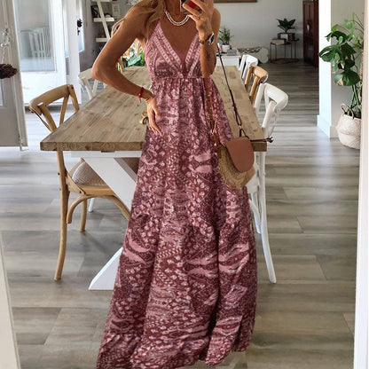 Coraline | Women’s Boho Wedding Guest Maxi Dress
