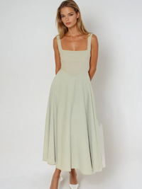 Diana | Women's Elegant Sleeveless Midi Dress