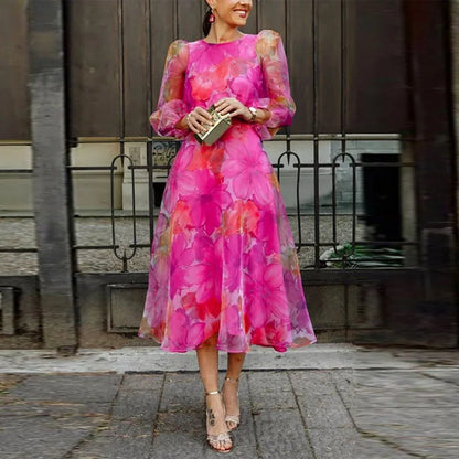 Hope | Women’s Floral Wedding Guest Midi Dress